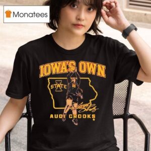 Audi Crooks State Star Iowa State Basketball Signature T Shirt