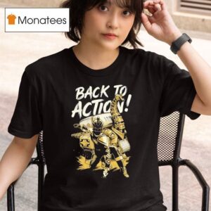 Back To Action Power Rangers T Shirt