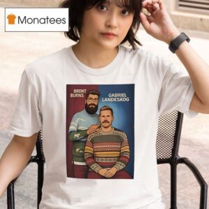 Brent Burns And Gabriel Landeskog Step Brothers Colorado Avalanche T Shirt