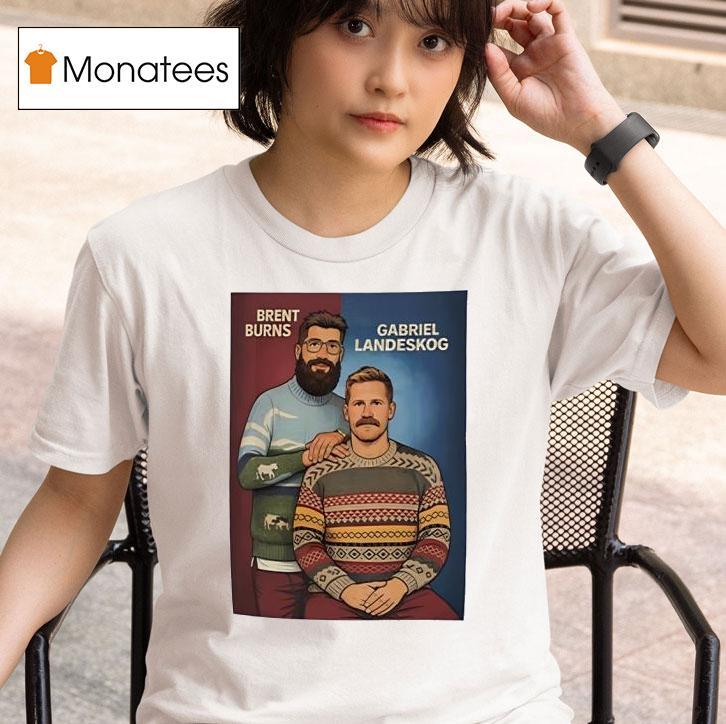 Brent Burns And Gabriel Landeskog Step Brothers Colorado Avalanche T Shirt