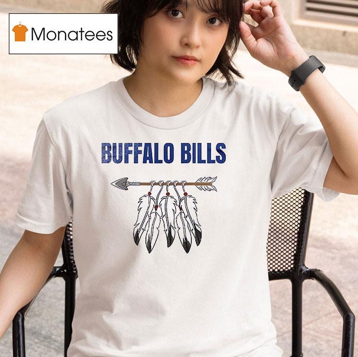 Buffalo Bills Native American Heritage Logo Arrow T Shirt