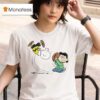 Can I Kick It Charlie Brown Vs Lucy Aarhg Graphic T Shirt