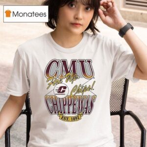 Central Michigan Chippewas Fire Up Chips Est T Shirt