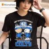 Charlie Brown And Snoopy Indianapolis Colts Th Anniversary T Shirt