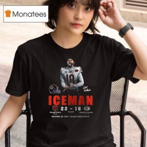 Chicago Bears Caleb Williams Iceman Good Better Best Pose Signature T Shirt