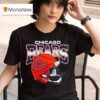 Chicago Bears Gradient Helme T Shirt