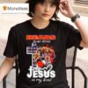 Chicago Bears In My Veins Jesus In My Heart Features A Football Player Logos Cross T Shirt