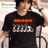 Chicago Bears X Peanuts Snoopy Abbey Road T Shirt