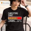 Christmas Spirit Loading T Shirt