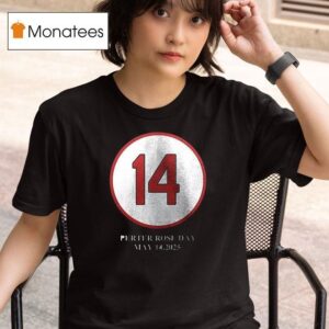 Cincinnati Reds X Peter Edward Rose Name And Number T Shirt