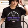 College Football Playoff First Round James Madison Dukes T Shirt