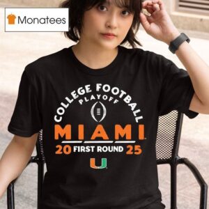 College Football Playoff First Round Miami Hurricanes T Shirt