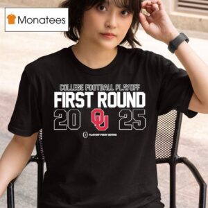 College Football Playoff First Round Oklahoma Sooners T Shirt