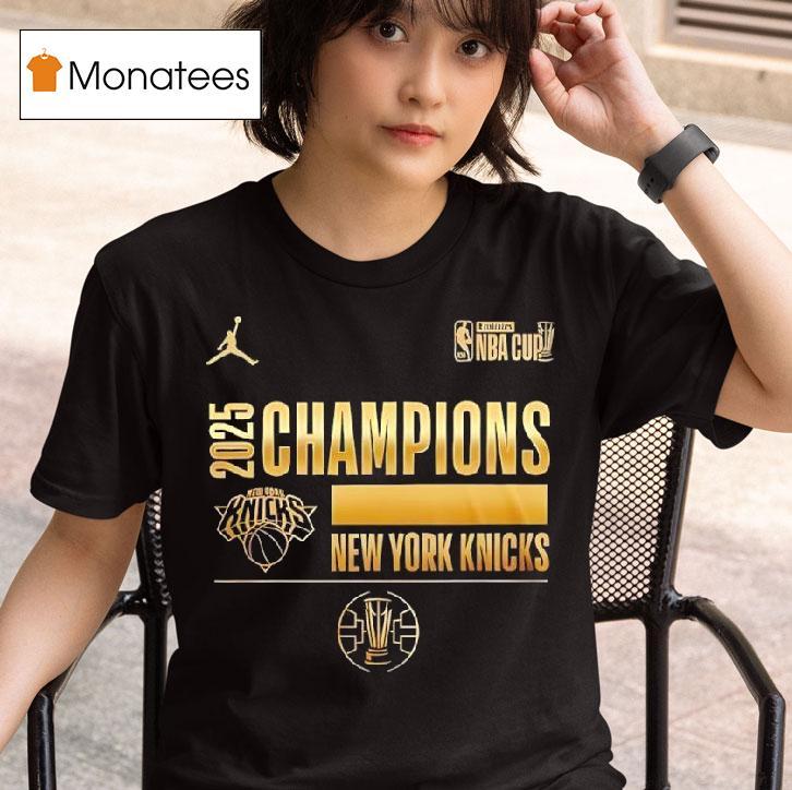 Congrats New York Knicks Nba Cup Champions T Shirt