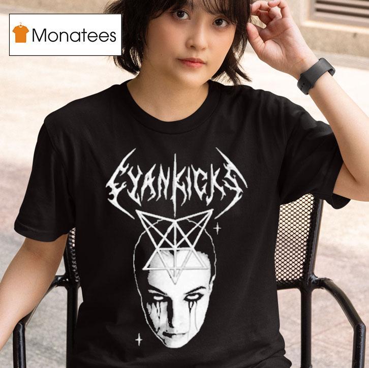 Cyan Kicks The Portrai T Shirt