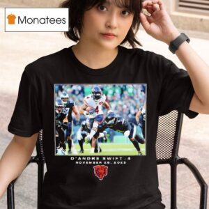 D Andre Swift Chicago Bears Nfl Flash Features Week Big And Tall T Shirt