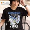 Dallas Cowboys In My Veins Jesus In My Heart Signatures T Shirt