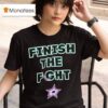 Dallas Stars Finish The Fight Graphic T Shirt