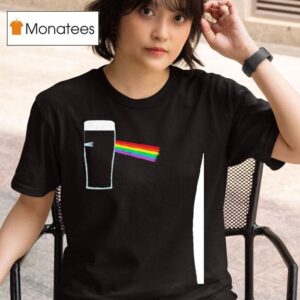 Dark Side Beer Rainbow T Shirt