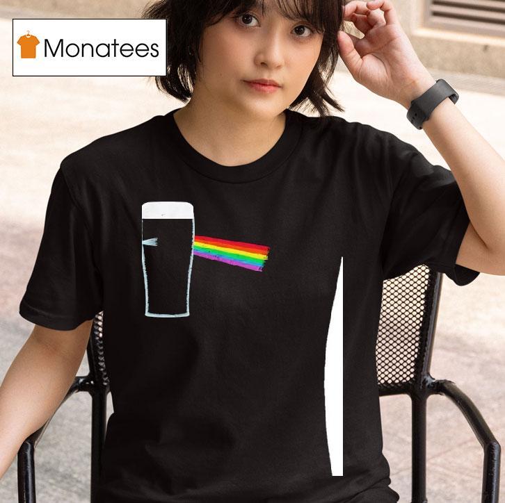 Dark Side Beer Rainbow T Shirt