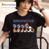 Denver Broncos X Peanuts Snoopy Abbey Road T Shirt