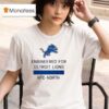 Detroit Lions Engineered For Detroit Lions Nfc North T Shirt