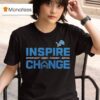 Detroit Lions Inspire Change Opportunity Equity Freedom Justice T Shirt