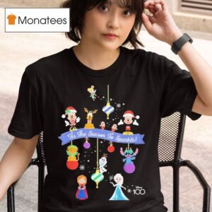 Disney Christmas Holiday Tis The Season To Sparkle T Shirt
