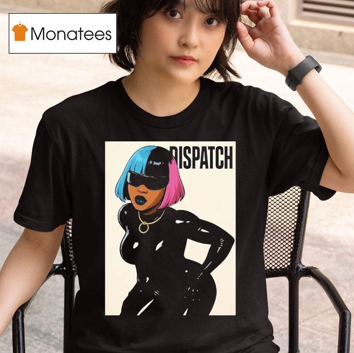 Dispatch Neon Girl In Black Sui T Shirt