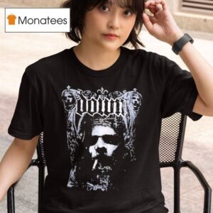 Down Gothic Smoking Jesus T Shirt