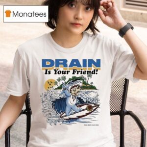 Drain Beach Club Friends Beach Club Baby Shark T Shirt