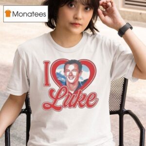 Dua Lipa Wearing Callum Turner I Love Luke T Shirt