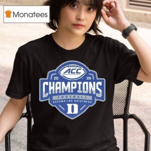 Duke Blue Devils Acc Football Champions Locker Room T Shirt