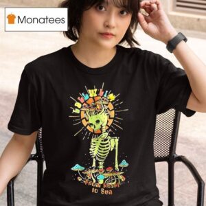 Edelweiss Skeleton From Heart To Sun T Shirt