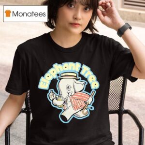 Elephant Tree Graphic T Shirt