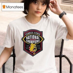 Ferris State Bulldogs Ncaa Division Ii National Champions Back To Back Masco T Shirt