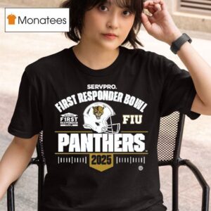 Fiu Panthers Football Servpro First Responder Bowl T Shirt