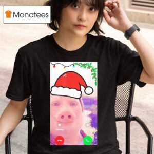 Gen Z Humor Brainrot Christmas John Pork Calling Meme T Shirt