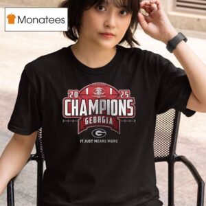 Georgia Bulldogs Sec Conference Champions It Just Means More Combo Masco T Shirt