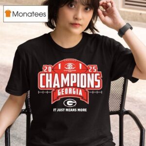 Georgia Bulldogs Sec Champs Football Locker Room T Shirt