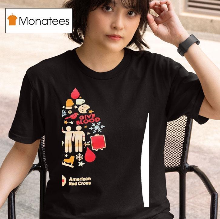 Give Blood American Red Cross T Shirt