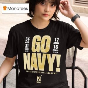 Go Navy Midshipmen United States Naval Academy T Shirt