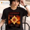 Godsmack World Tour Europe Schedule Tour Dates T Shirt