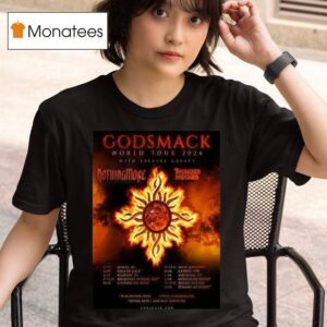 Godsmack World Tour Europe Schedule Tour Dates T Shirt