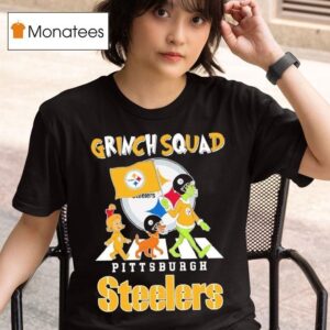 Grinch Cindy Lou And Max X Pittsburgh Slers T Shirt