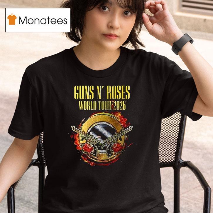 Guns N Roses World Tour Schedule Dates T Shirt