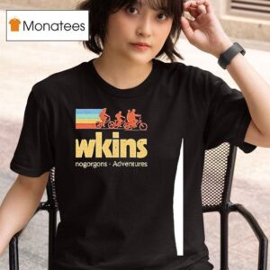 Hawkins Retro Stripe Waffles Demogorgons Adventures T Shirt