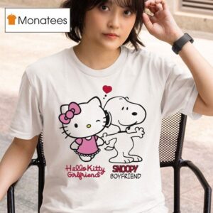 Hello Kitty Girlfriend And Snoopy Boyfriend T Shirt