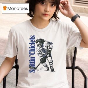 Hockey Spittin Chiclets Skullet Vertical T Shirt