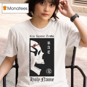 Holyname Run Against Traffic Skull T Shirt
